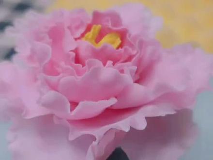 牡丹花详细步骤来咯,快来一起捏起来,早日成为面花小达人#面花 #面塑非遗 #粘土手工