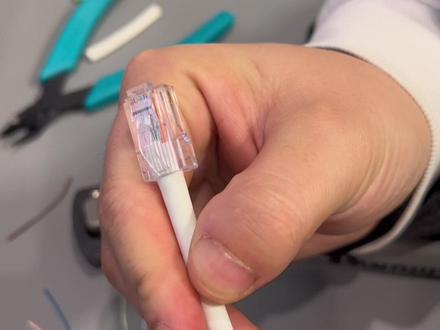 做水晶头之泛达篇1最详细教程#网线 #水晶头接法 #水晶头制作 GRACE