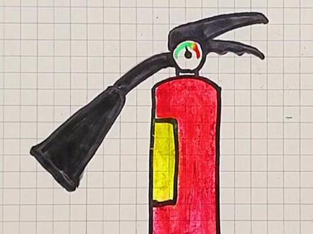 灭火器#简笔画 #简笔画教程 #儿童简笔画 #一起学画画 #幼儿简笔画 您的支持是我最大的荣幸,谢谢!@DOU+小助手 @抖音小助手