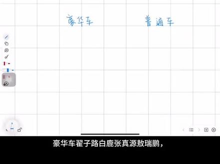 节目中的分车是最合理的,并且不是白鹿分的 #白鹿