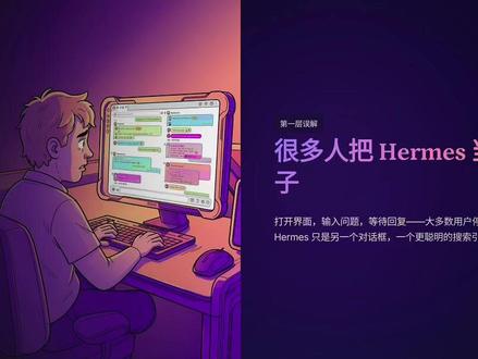 Hermes让CodeX真正上岗,99%程序员不知道🔥 还在把AI当聊天工具用?Hermes最狠的是让Codex变成后台真员工,任务拆解、自动推进、关键节点才找你,注意力彻底解放。
#AI避坑指南 #程序员效率神器 #干货分享 #涨知识 #自动化办公