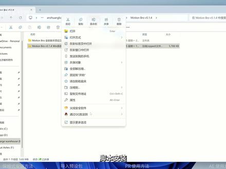 后期必备,Motion Bro脚本预设使用指南,一次性搞定! #影视后期系统教学 #MotionBro #AE脚本 #PR脚本