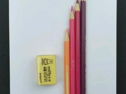 半分钟学画画 浪漫樱花树#想画就画 #一起学画画 #少儿美术 #创意美术