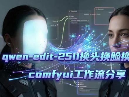 精准换头/换脸/换身体全搞定comfyui分享#comfyui教程 #ai换头 #ai换脸技术 #Ai