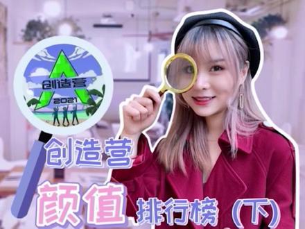 创4颜值排名,你心中的第一名是谁呢?#创造营 #颜值 #创4