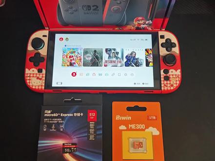 switch2内存不够扩容express高速内存tf卡怎么选?选择闪迪 三星还是佰维?#switch2 #switch2内存卡 #express #游戏主机 #真实生活分享计划