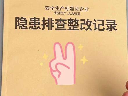 #安全台账 里面的#隐患排查 整改记录还不会写的,快来看我们专业的#安全台账模板 #安全生产