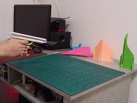 制作一款超简单的玩具纸手枪 教程详细#手工diy #手工折纸#纸枪 #纸弹枪 #创意手工