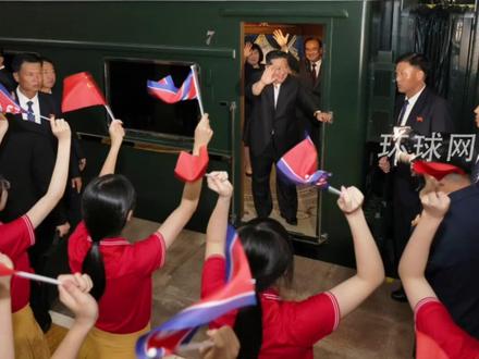 金正恩结束对华访问,乘专列离京返程