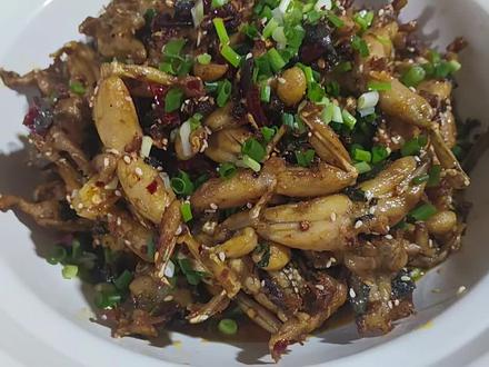下酒菜一钵,麻辣味的田鸡,常德厨子制作分享