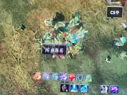 轻歌花被挡住了,点不到怎么办。#魔兽世界