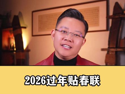 2026马年什么时间贴春联寓意更好呢?? 那么您家准备哪天贴呢!!#贴春联有什么讲究 #传统习俗