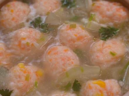 汤鲜味美的冬瓜虾滑汤也太好吃了!简单还方便!#跟着抖音学做菜 #懒人快手菜 @抖音小助手