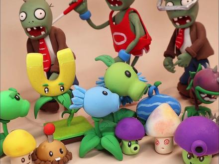 植物大战僵尸—读报僵尸|粘土教程| 手持报纸充当盾牌的慢行僵尸,被打掉报纸后会暴躁加速冲向植物#植物大战僵尸 #粘土教程 #读报僵尸 #二爷 #欢迎来到我的黏土世界