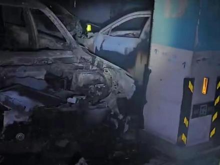 #山东 #济南 一小区地下车库#起火#电车 #媒体精选计划