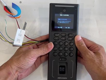 海康2.4寸人脸指纹一体机(DS-K1T321MF)如何开机激活。#海康人脸识别门禁 #智能门禁 #门禁系统