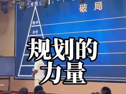 有没有规划的人生,完全不同。用破局思维做规划#规划 #人生 #王达峰 #思维 #认知