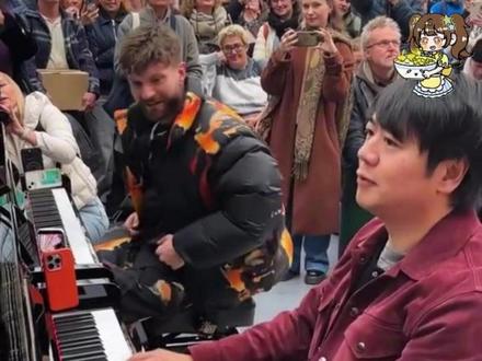 要是我当年没学退堂鼓的话#郎朗 #钢琴 #巴黎街头 #斗琴 #路透