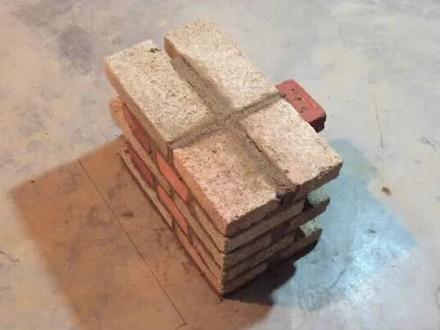 24墙大角砌法,24墙怎么留槎?2块七分砖打底,接槎垂直平整#农民工