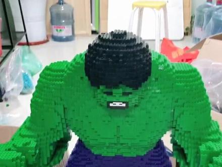 乐高绿巨人,不费钱,费手#乐高 #玩具 #手工
