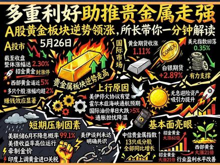 管制升级!津巴布韦将锂镍钴等 14 种关键矿产纳入管理 津巴布韦政府近日发布《矿产分类与宣言》,正式将锂、镍、钴、石墨等 14 种矿产列为受股权和出口管制的 “关键矿产”,并确立国家通过指定特别目的工具(SPV)行使强制性最低持股比例的原则,效仿印度尼西亚镍产业路线图,推动资源价值本土化。
#贵金属 #锂矿