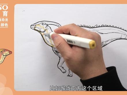跟赵闯老师学画副栉龙啦!今天我们学画副栉龙的颜色~
#恐龙 #科普 #科学艺术 #一起学画画 #跟赵闯学画画