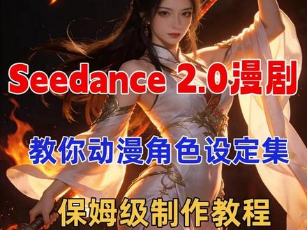 主播真教Seedance2.0漫剧啊!?教你用动漫角色设定集制作超高质量动漫视频!sendance2.0➕香蕉2王炸组合,一键生成大厂级动漫视频#sendance #ai #coze #漫剧#零基础教学