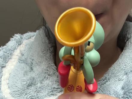 论如何吹响章鱼哥……#肯德基海绵宝宝联名 #章鱼哥