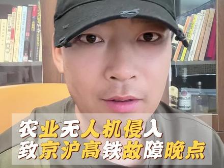 无人机侵入高铁线路,致列车晚点,你们怎么看?