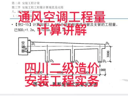 #一砖一瓦 四川二级造价师安装实务讲解,安装工程通风空调工程量计算#工程造价 #成都一砖一瓦 #一级造价工程师 #二造 #建筑工程 #工程建设 #工程人 #建筑行业 #工程施工 #建筑工地 #培训 #建筑