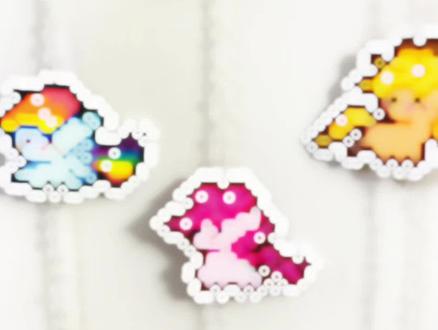 超级梦幻的小马宝莉风铃来咯~ #拼豆 #拼豆豆 #小马宝莉 #拼豆教程 #拼豆图纸