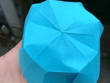 你们要的降落伞来了,纸越大飞的越久哈#折纸