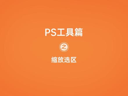 关于选区的缩放 #ps基础 #平面设计 想学习ps的伙伴看过来