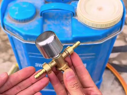 背负式喷雾器 空气室加装增压罐#三农#背负式喷雾器