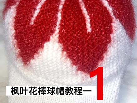 第一集 枫叶花棒球帽编织过程#针织毛线帽 #爱手工爱生活 #手工diy #手工编织零基础教学 #传承手工编织