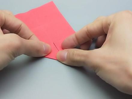 一张纸巧折双爱心,很多人喜欢就是不会做,实际上特别简单