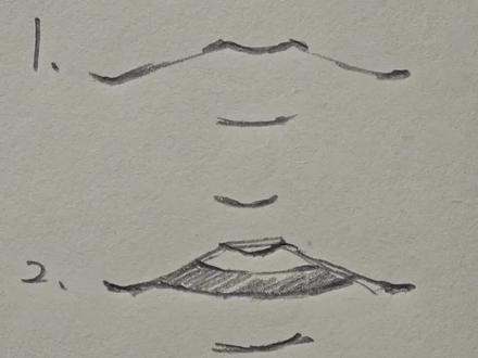 不同状态下的嘴巴一次学会#美术生 #手绘 #画画 #绘画 #绘画过程
