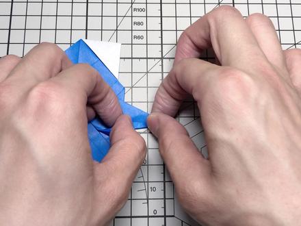 手工折纸,魔鬼鱼的折叠方法,一起活动活动手指吧