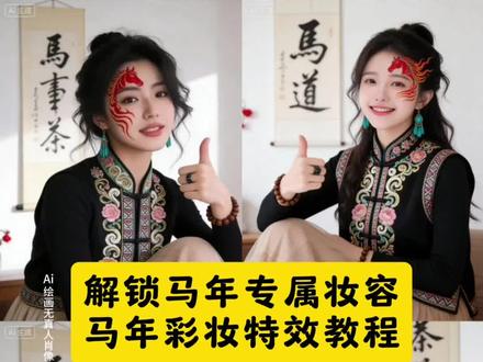 马年不只有吉祥话,还有“马年彩妆”特效!一键给你的脸画上超飒的骏马彩绘,新年合照你绝对是最抢镜的那个!#豆包ai #豆包出大片有两把刷子 #解锁马年专属妆容 #彩妆 #马年彩妆 马年彩妆特效制作教程 马年彩妆制作教程 马年彩妆特效 马年战纹妆特效教程 马年彩妆特效怎么拍 马年彩妆特效素材 马年彩妆特效豆包指令 马年彩妆特效怎么制作 马年妆容特效 马脸特效 马脸特效ai 马脸特效双人 马年彩妆特效 马头特效 马脸特效长嘴 驴脸特效 马年特效 马脸 猎奇特效 解锁马年专属妆容 解锁马年专属妆容文案 解锁马年专属妆容特效 马年妆容特效 马年妆容 解锁马年专属妆容教程 ai飞马妆容特效 马年彩妆特效教程 解锁马年文案 马年马妆 过年特效视频拍同款 过年特效视频拍同款模板 过年特效 过年特效视频 过年特效拍同款 过年特效ai 过年特效视频模板 过年同款视频 过年特效视频拍同款特效 过年特效视频拍同款合照