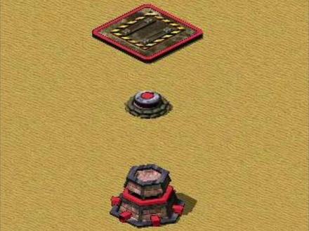 红警里三大碉堡测评#怀旧游戏 #红色警戒 #机枪碉堡