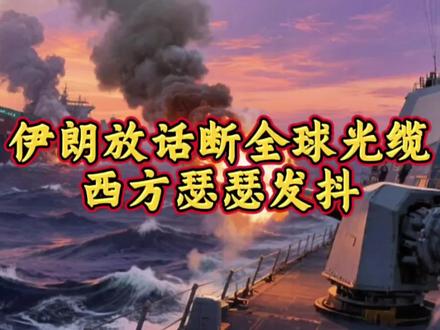 伊朗放话断全球光缆?西方瑟瑟发抖