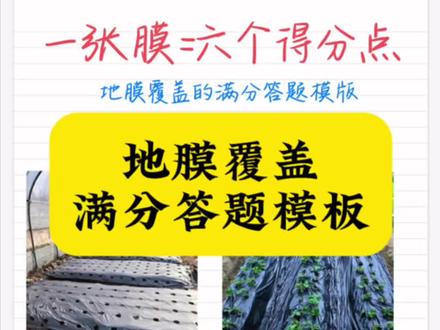 地理大题稳了!地膜覆盖满分答题模板,背会直接套用#斑虎地理#地理资料 #兰州地理老师#高中地理#高考地理@抖音作者助手 @@抖音小助手 @DOU+小助手