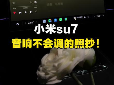 为什么都说小米su7喇叭不行? #小米su7 #小米汽车 #小米音响 #小米 #抖音小助手我要上热门