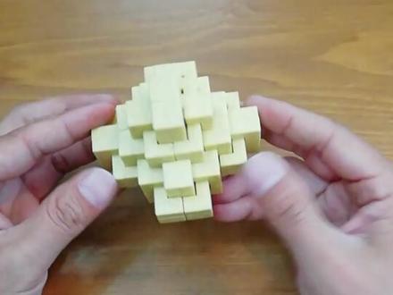 挑战1分钟内装好孔明锁24柱,真的完成了,你学会了吗?