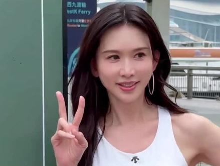 林志玲在香港跑马拉松