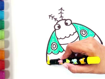 昆虫简笔画 飞蛾 画花园里的小飞虫 #宝宝学画画 #益智早教 #给孩子看的小知识 @抖音青少年