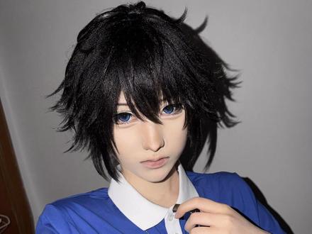 Q桑cos妆过程分享(。ì _ í。) #cos妆 #cos妆面 #富冈义勇 #妆面记录