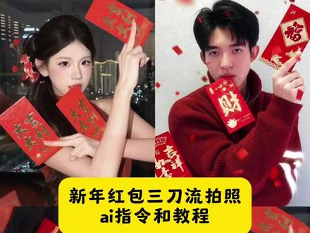 红包三刀流拍照ai指令和教程来啦 #红包三刀流#三刀流#豆包ai#豆包出大片有两把刷子 红包三刀流豆包指令红包三刀流ai生成指令红包豆包口图指令 春节拍照三刀流拍照ai红包三刀流拍照ai口令红包三刀流拍照ai教程 红包三刀流 红包三刀流a性成指令红包三刀流修图教程 红包三刀流怎么拍 红包三刀流拍照教程 红包三刀流拍照 红包三刀流特效 红包三刀流滤镜 红包三刀流文案 三刀流 三刀流红包红包红包三刀流壁纸
