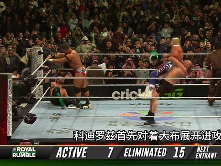 2026皇家大战,布洛克摔翻全场,和奥马费米刚正面! #WWE #皇家大战 #布洛克莱斯纳 #科迪罗兹