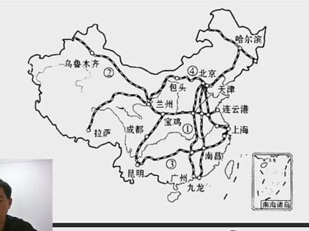 跟着王老师一起画铁路干线图,初中地理其实不难#初中地理课程